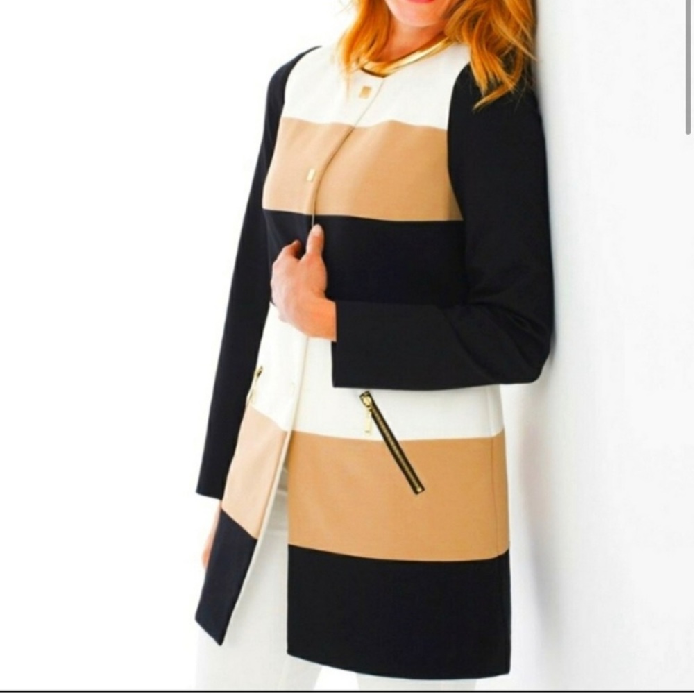 Striped Black and Tan Coat